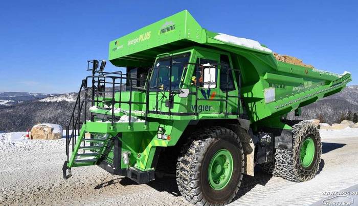 45 Ton eDumper Electric Dump Truck Capable of Fully Recharging Itself - Electric car, Quarry equipment, Inventions, Truck