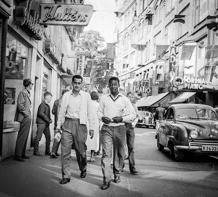 Seventeen-year-old Pele before the World Cup. - World championship, Pele, Soccer World Cup, Football, Sweden, Historical photo