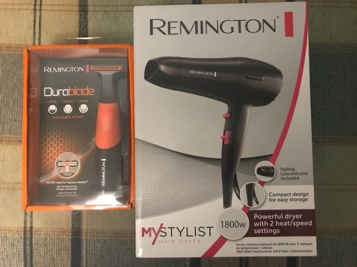 Gifts from Remington - My, Remington, Hair dryer, Trimmer, Presents, Thank you