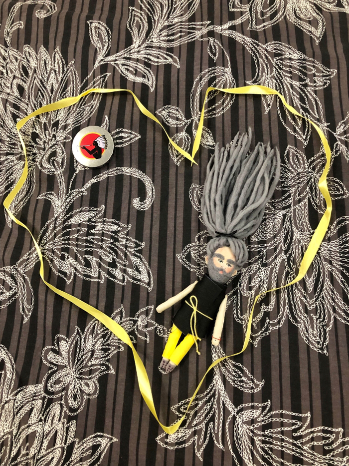 Куколка - дредлок Текстильная кукла, Ручная работа, Арт, Авторская игрушка, Дреды, Растаман, Растафарианство, Длиннопост