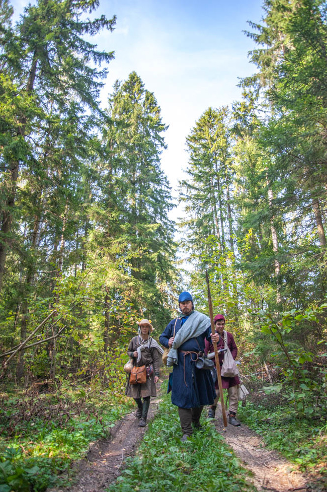 Hike - as a historical reenactment of the 13th century - My, Story, Historical reconstruction, Hike, 13th century, Longpost