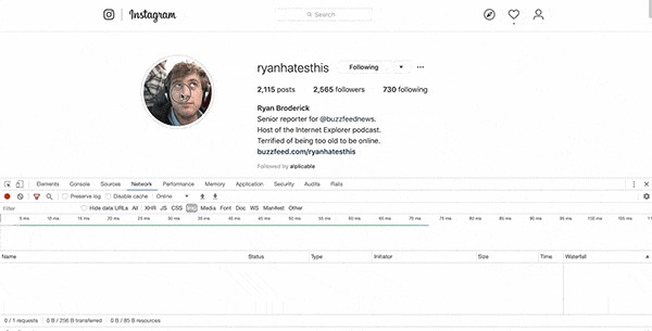 В Facebook и Instagram нашли баг, который позволяет видеть закрытые посты Instagram, Взлом Instagram, Facebook, Баг, Взлом, Социальные сети, Гифка