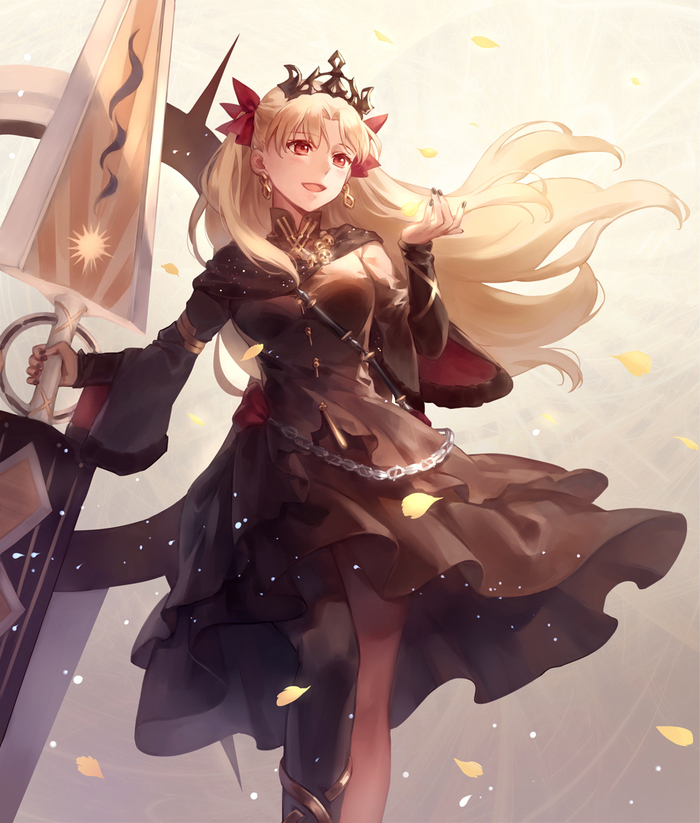 Ereshkigal by Kanmuri - Anime, Art, Ereshkigal, Fate, Fate grand order, Tohsaka rin, , Anime art