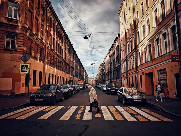 Petersburg pedestrian crossing - Street photography, Crosswalk, Mobile photography, , Town, Saint Petersburg, The photo, My
