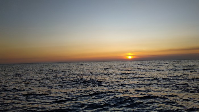 В Анапе красивые закаты Черное море, Фотография, Закат
