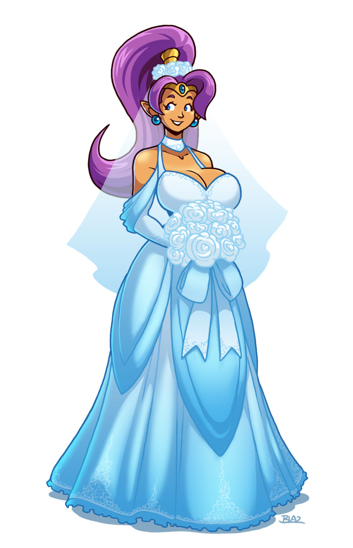 Shantae the Half Genie Bride - Blazbaros, Shantae, Игры, Арт