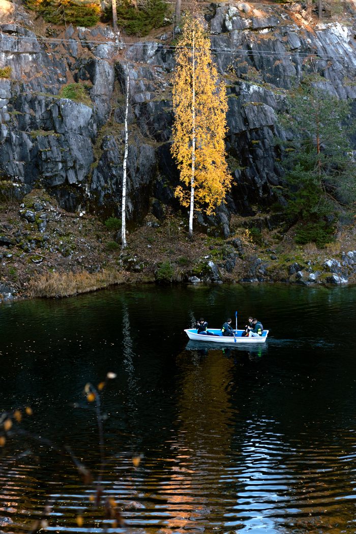 Осень '18 в Рускеале Фотография, Осень, Природа, Рускеала, Лодка