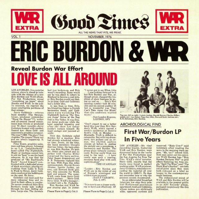 Eric Burden & War - War Блюз-рок, Рок, Музыка, Музыканты, Певцы, Гитарист, Видео, Длиннопост