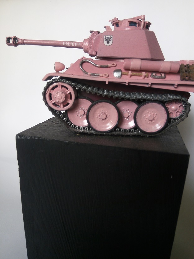 Pink Panther, MENG Toon Tank - My, Tanks, Pink Panther, Longpost