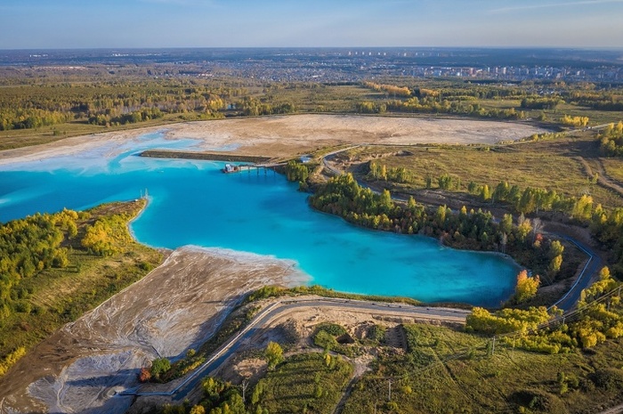 Novosibirsk photographer took a bird's eye view of the Siberian Maldives - Novosibirsk, Siberia, CHP, Ash dump, Maldives, Photographer, Aerial photography, Longpost