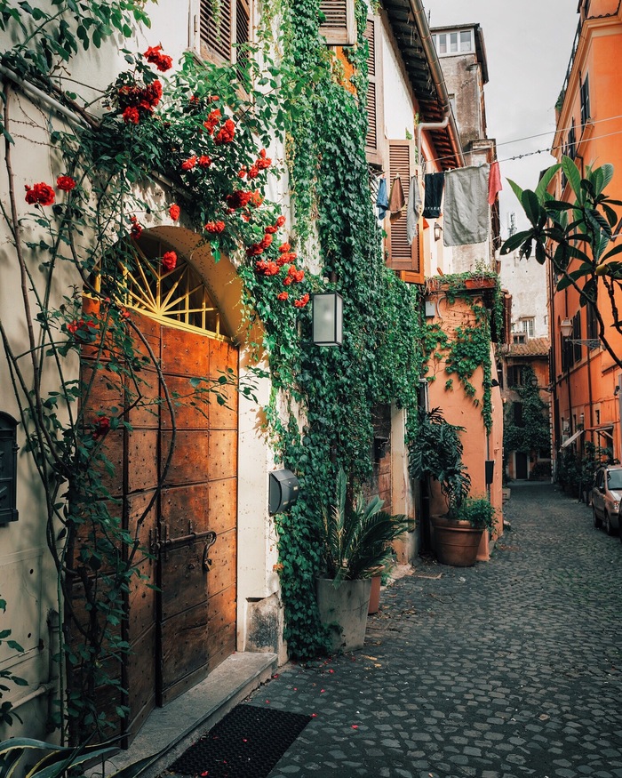 Wonderful street in Rome - My, The photo, Rome, Travels