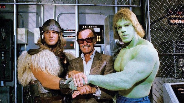 Story. Thor, Stan Lee and Hulk, 1988 - Stan Lee, Thor, Hulk, Retro