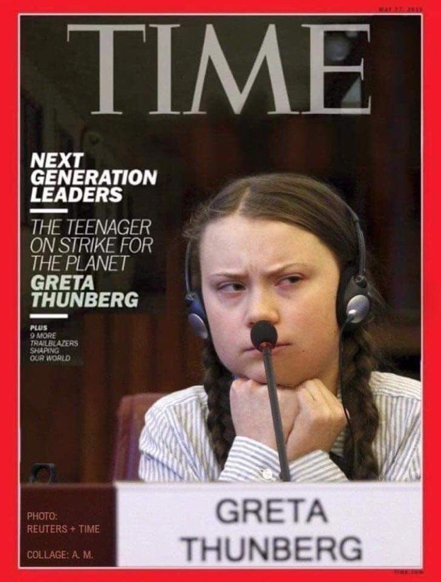The new world leader promises catastrophes to Russia. - Greta Thunberg, Longpost, Politics, Religion