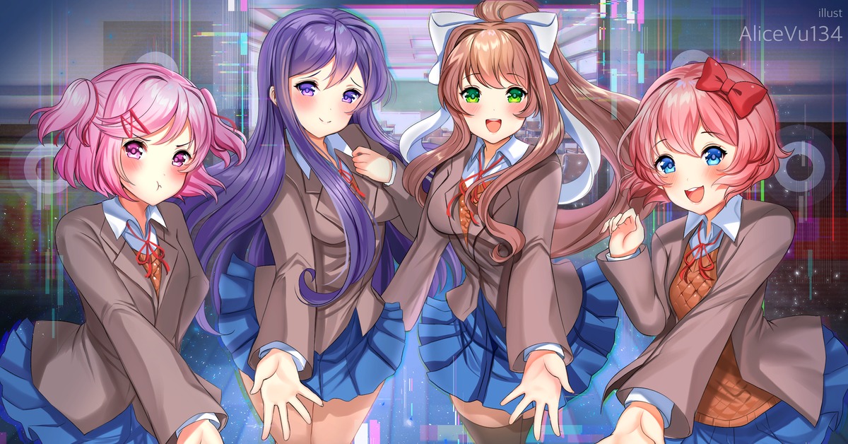 Доки групп. Новелла ДДЛК. DDLC.