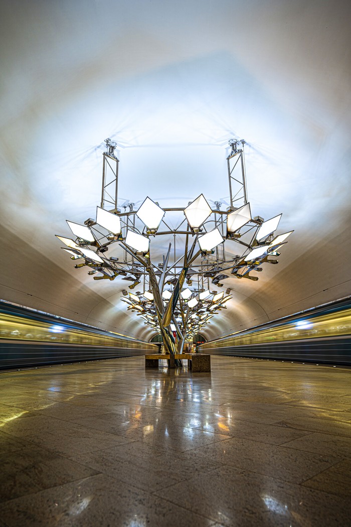 The next station is Rumyantsevo - Моё, Метро, Московское метро, Фотография, Длиннопост