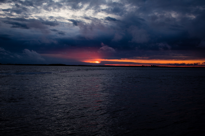 Sunset - My, Sunset, Khabarovsk, Embankment, Beautiful view