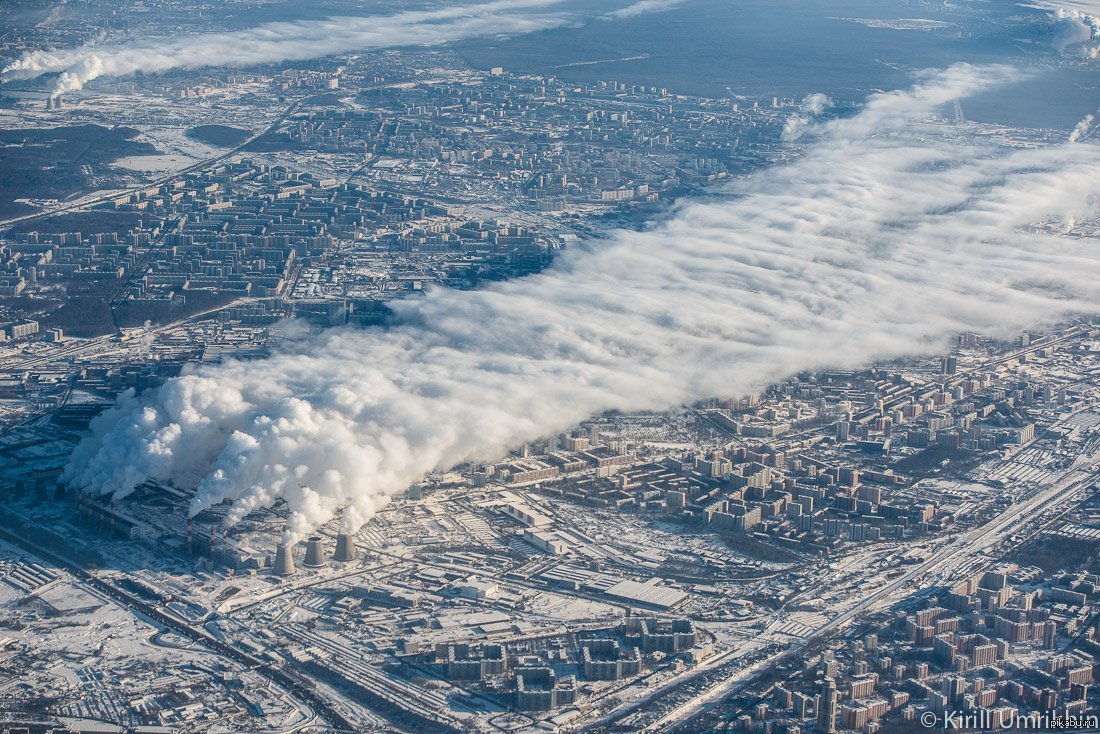 Фото москвы из самолета