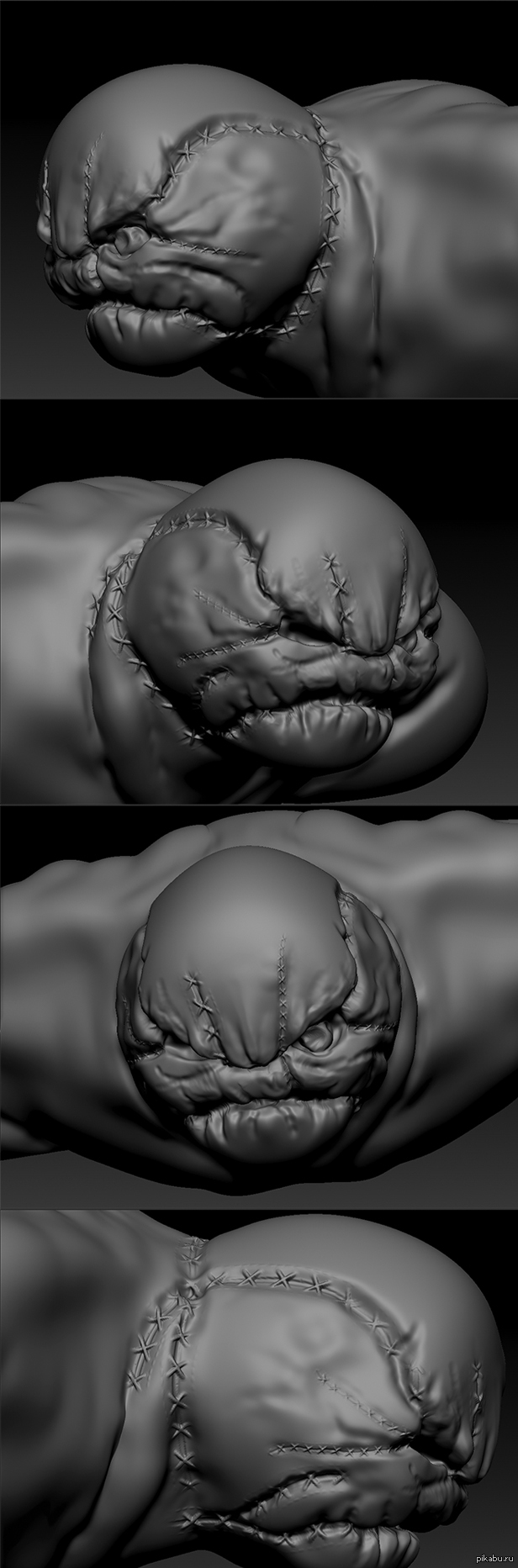 Моя первая работа в ZBrush. | Пикабу