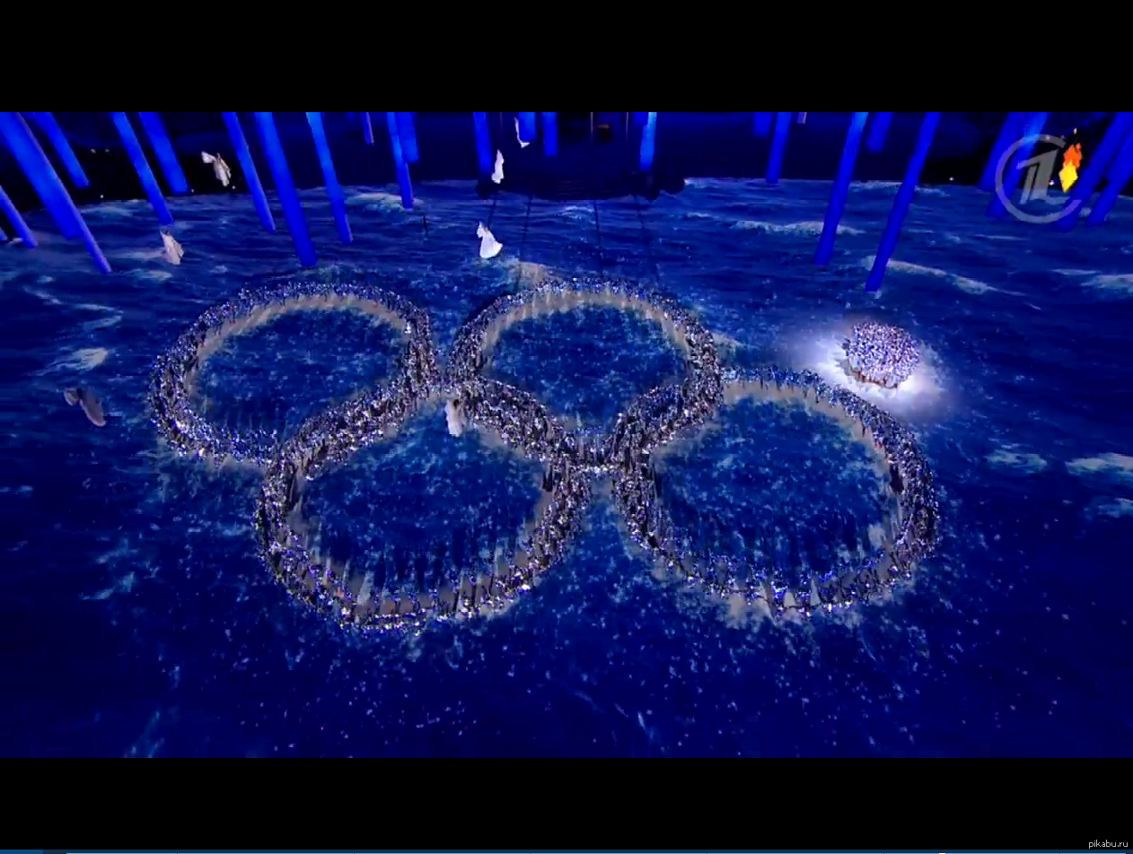 Кольцо америки на олимпиаде. Олимпийские кольца Сочи 2014. Нераскрытое кольцо на Олимпиаде.