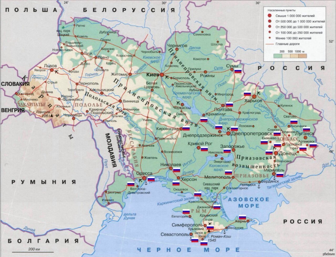 Карта Украины Пикабу