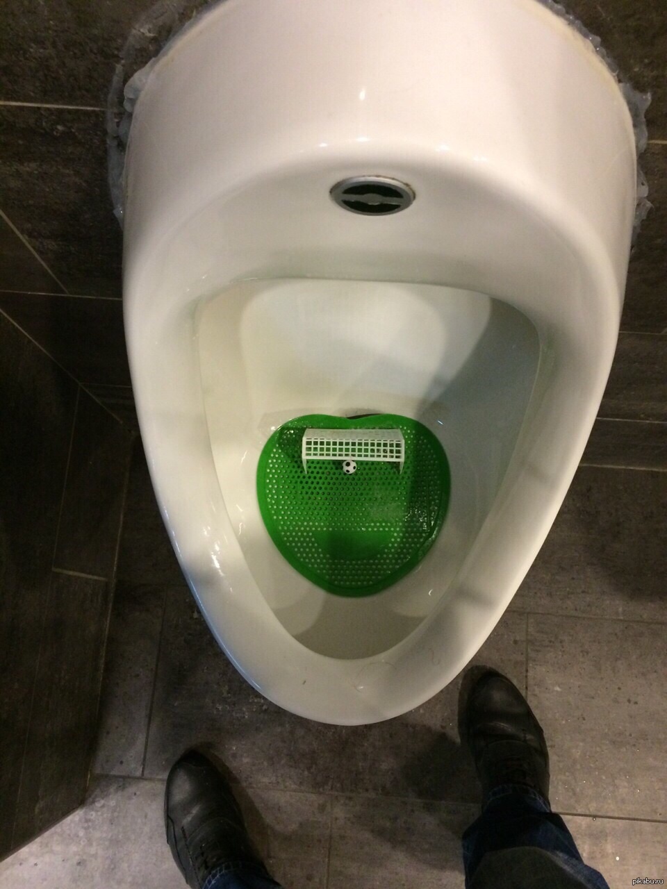 From a meter - easy! - My, Urinal, My, Gates, Ball