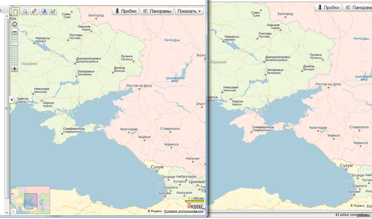 Censorship in Yandex - Crimea, Cards, Censorship