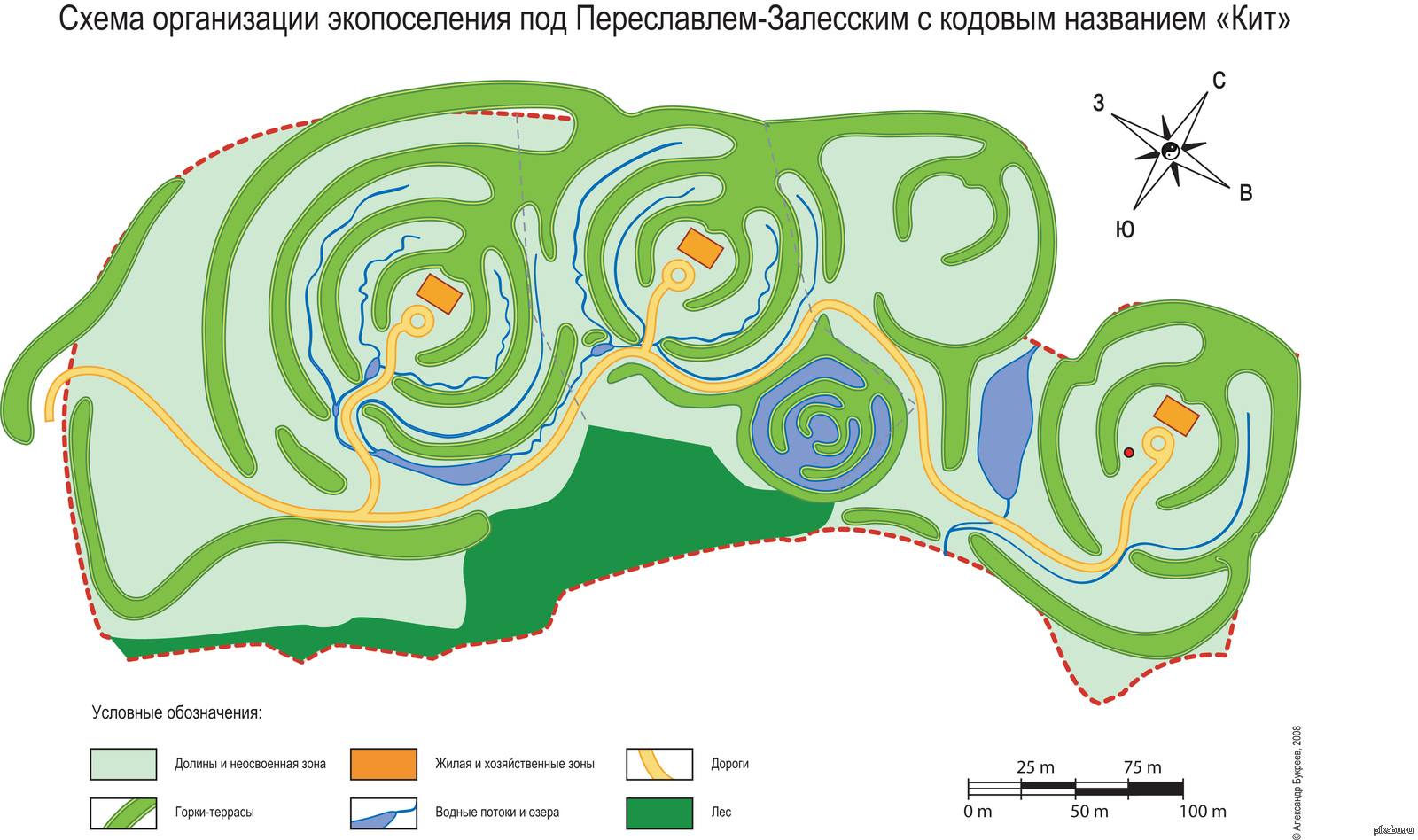 Экопоселения в россии карта