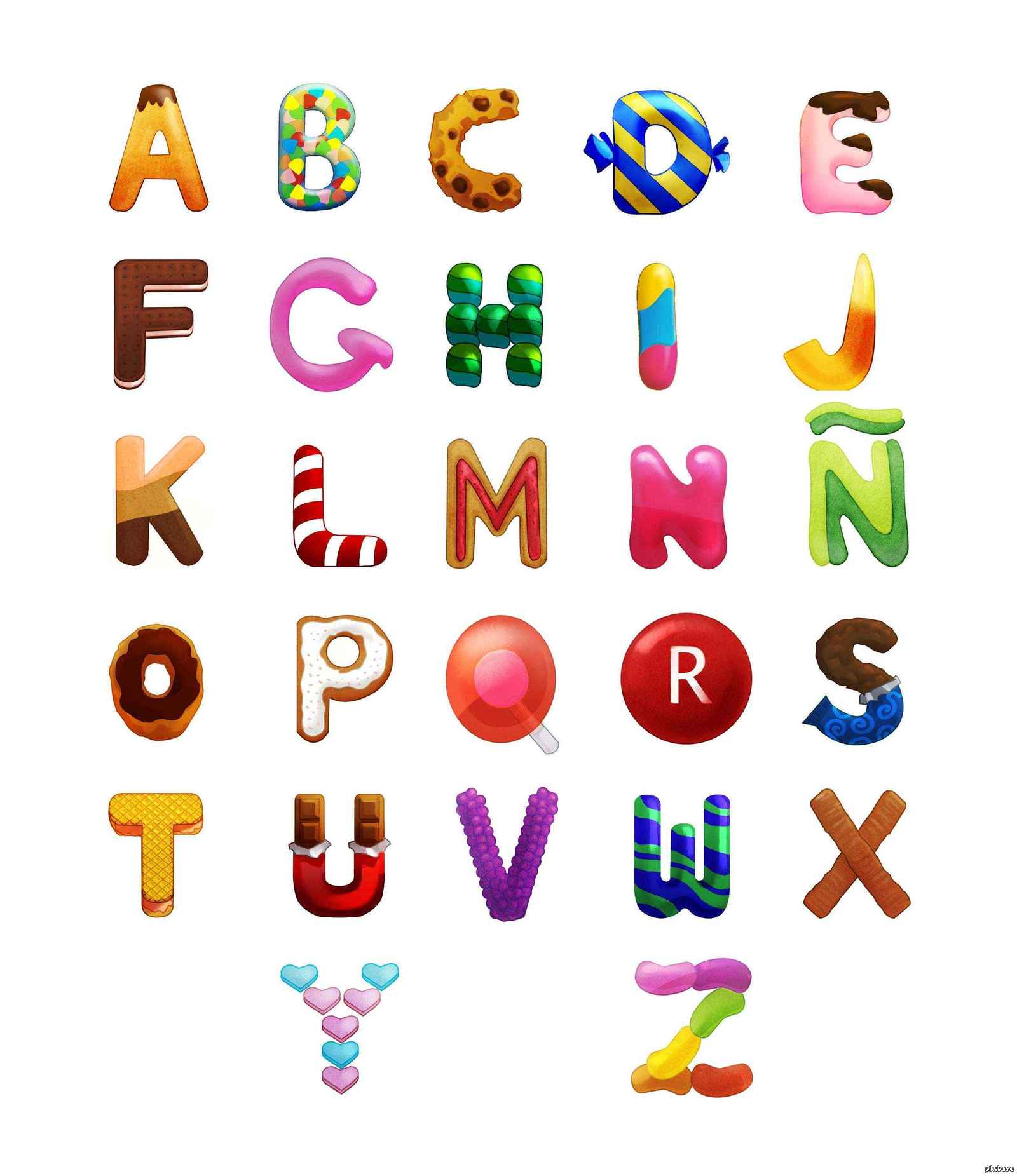 English alphabet letters. Английские буквы. Английский алфавит цветной. Английский алфавит цветной для детей. Разноцветные английские буквы.