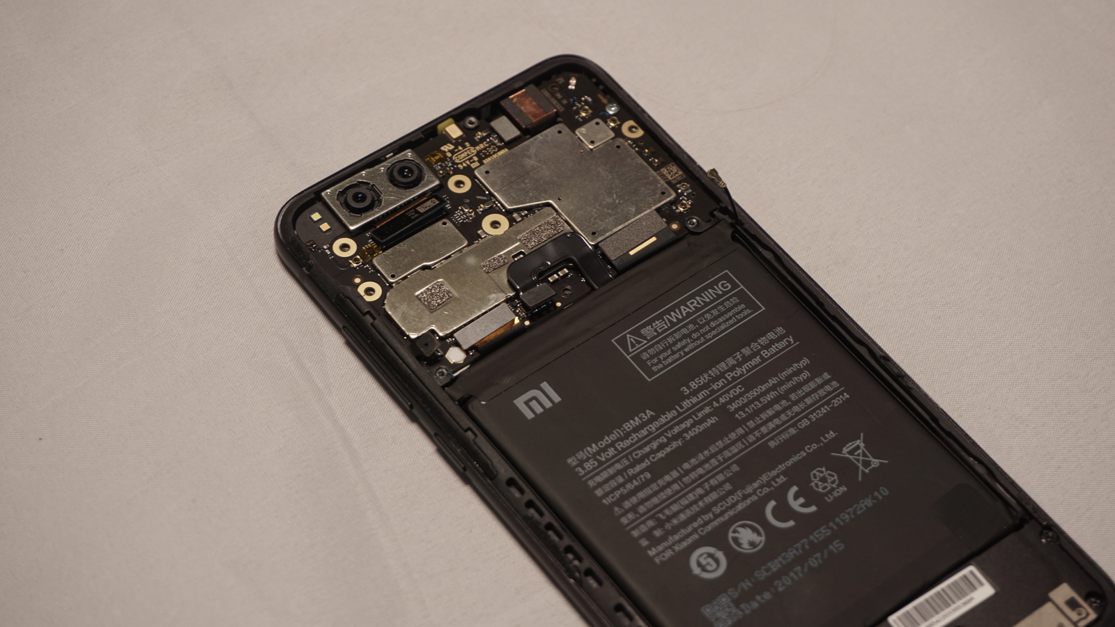 Xiaomi Mi Note 3 disassembly - My, Longpost, Xiaomi mi Note 3, Parsing