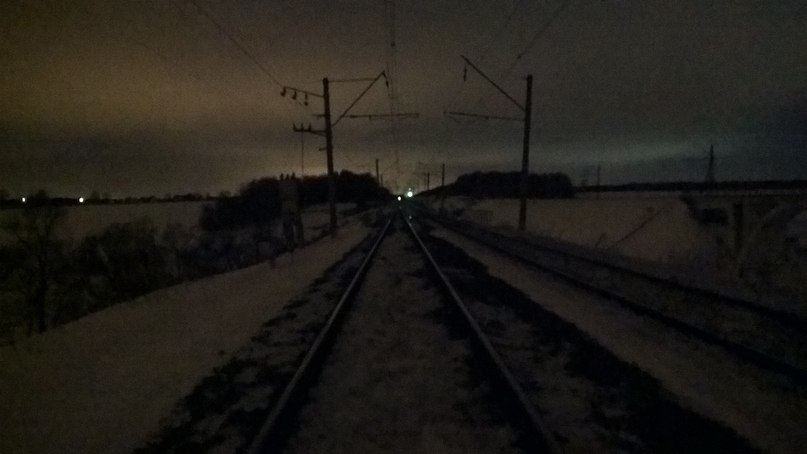 How I returned home by the dark railway. - My, Domodedovo, Night, Railway, Mat, Barybino, Longpost