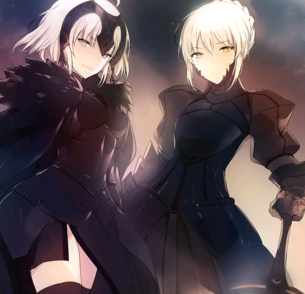 alter - Saber alter, Joan of Arc, Jeanne alter, Art, Anime art, Fate, Fate grand order