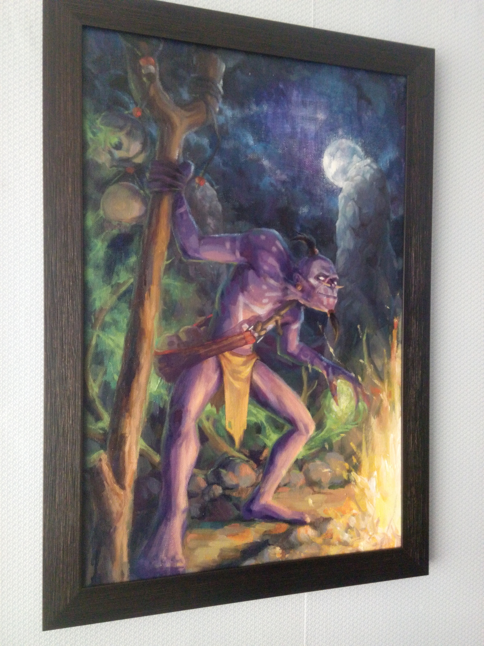 Witch Doctor. - My, Rna1ssnc, Witch Doctor, Dota 2, Dota 2 Art, Art, Games, Painting, Oil painting, Longpost