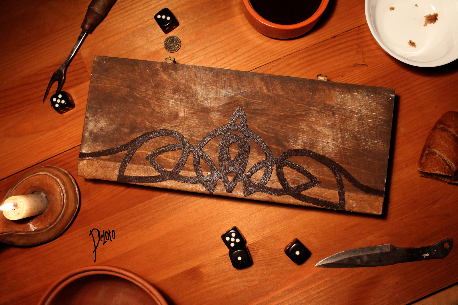 Poker board from the game The Witcher - My, Deloto, Witcher, The Witcher 1, , Poker, CD Projekt, Games, Longpost