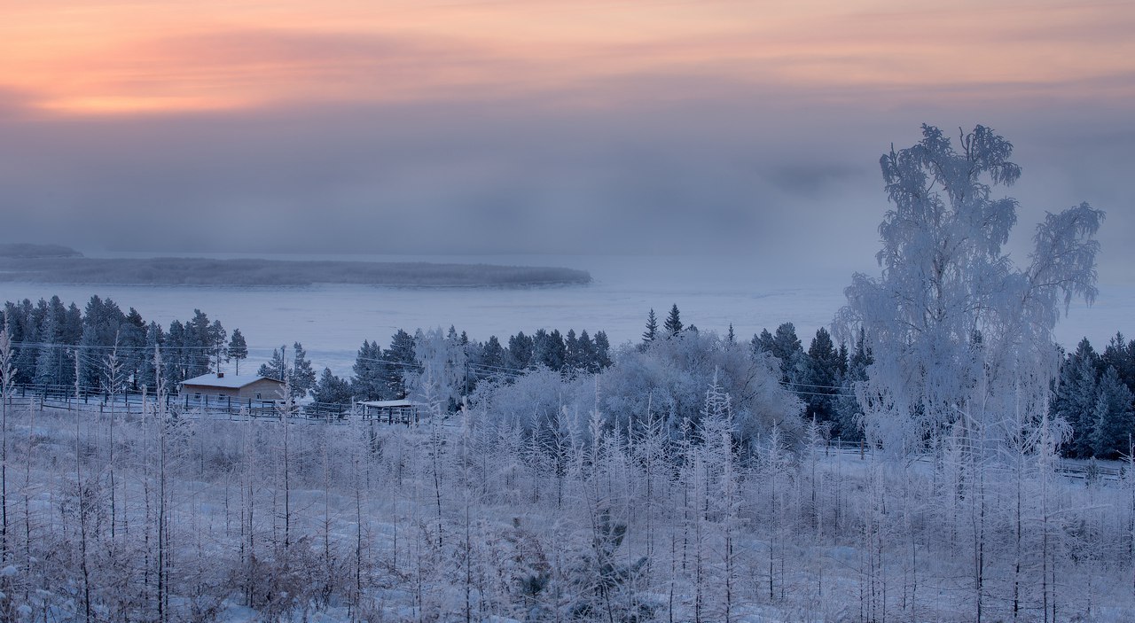 Село Еланка - Якутия, Лена, Октябрь, Осень, Снег, Природа, Пейзаж, Туризм, Длиннопост, , 2014