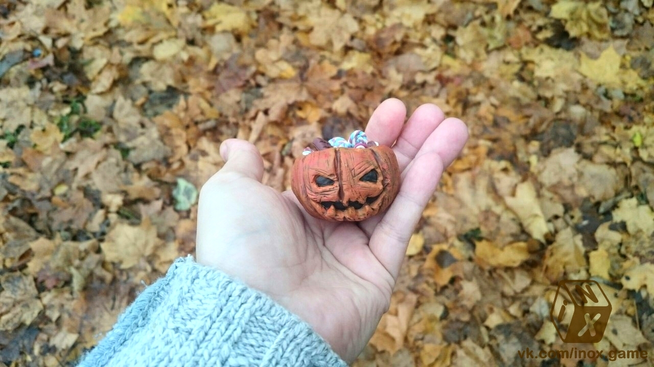 My pumpkin. - My, Pumpkin, Halloween, Handmade, Longpost