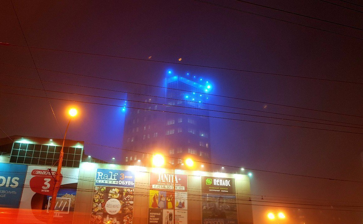 Omsk plunged into the fog and became even more epic! - Omsk, Fog, Silent Hill, , welcome, Longpost