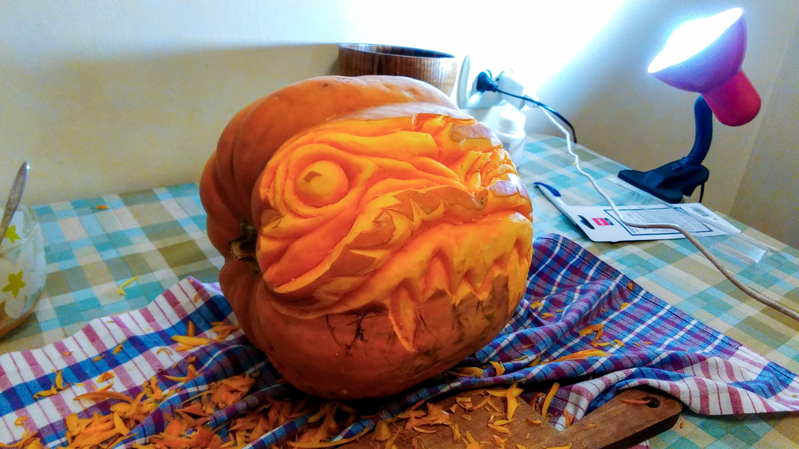 How I cut a pumpkin for Halloween. Long Post - My, Halloween pumpkin, Halloween, Longpost