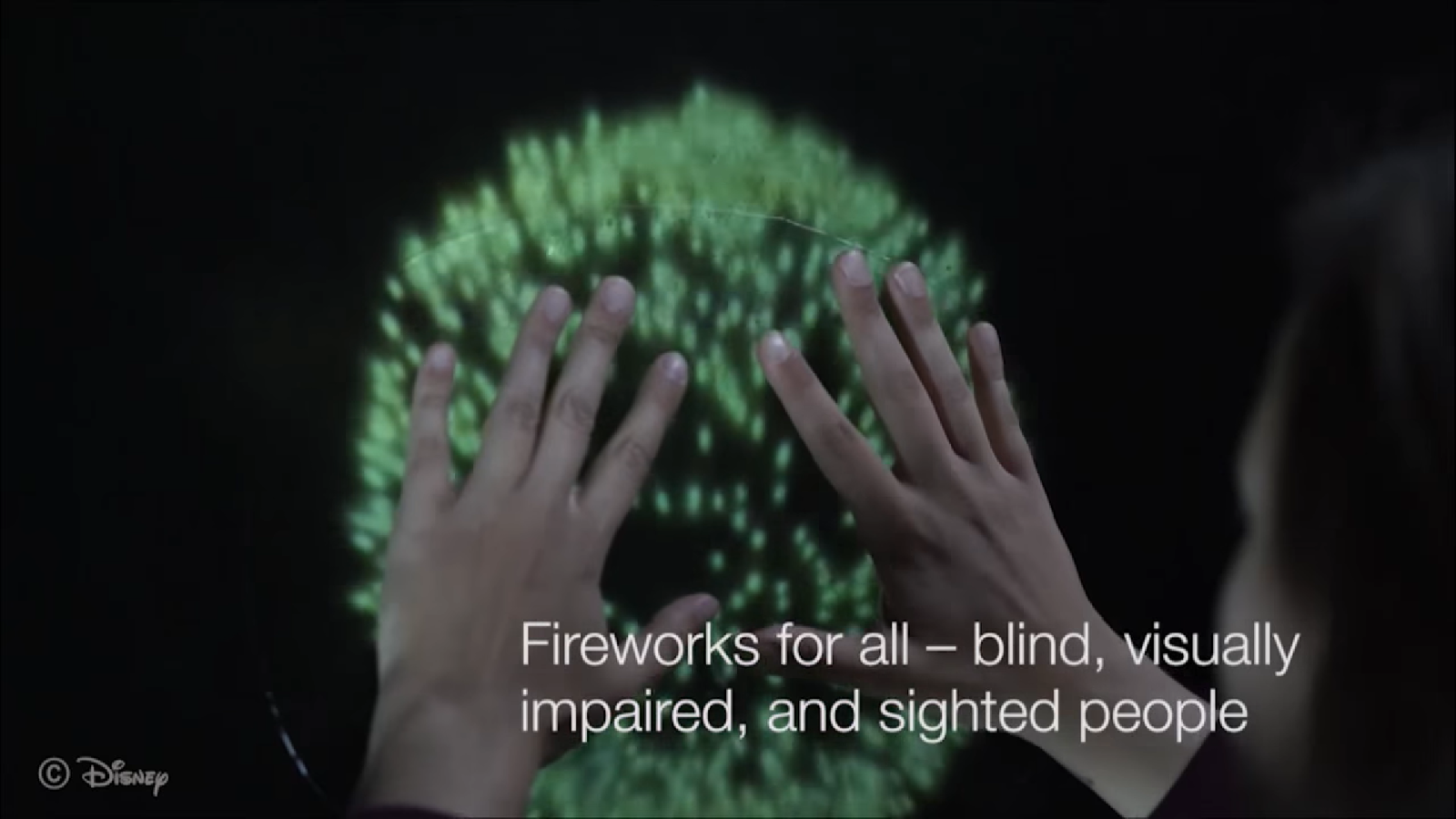 Salute for the blind - now it's a reality - My, Firework, Walt disney company, news, Technologies, Future