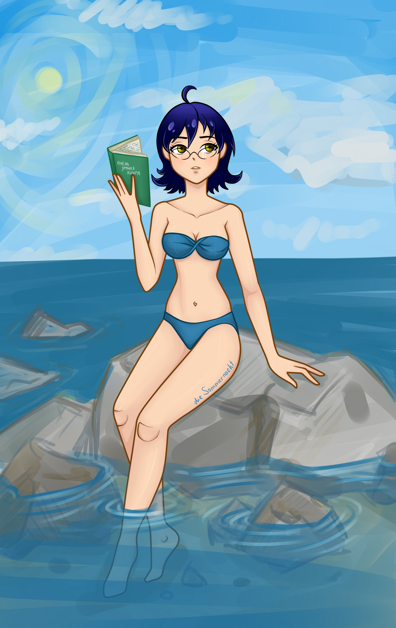 Sooner or later it had to happen - Visual novel, Endless summer, Zhenya, , Art