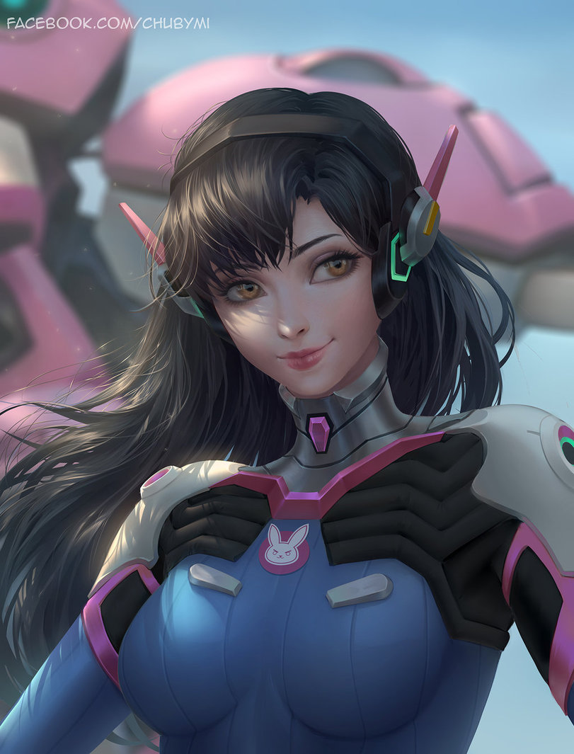 Hana Song - Overwatch, , Dva, Art overwatch