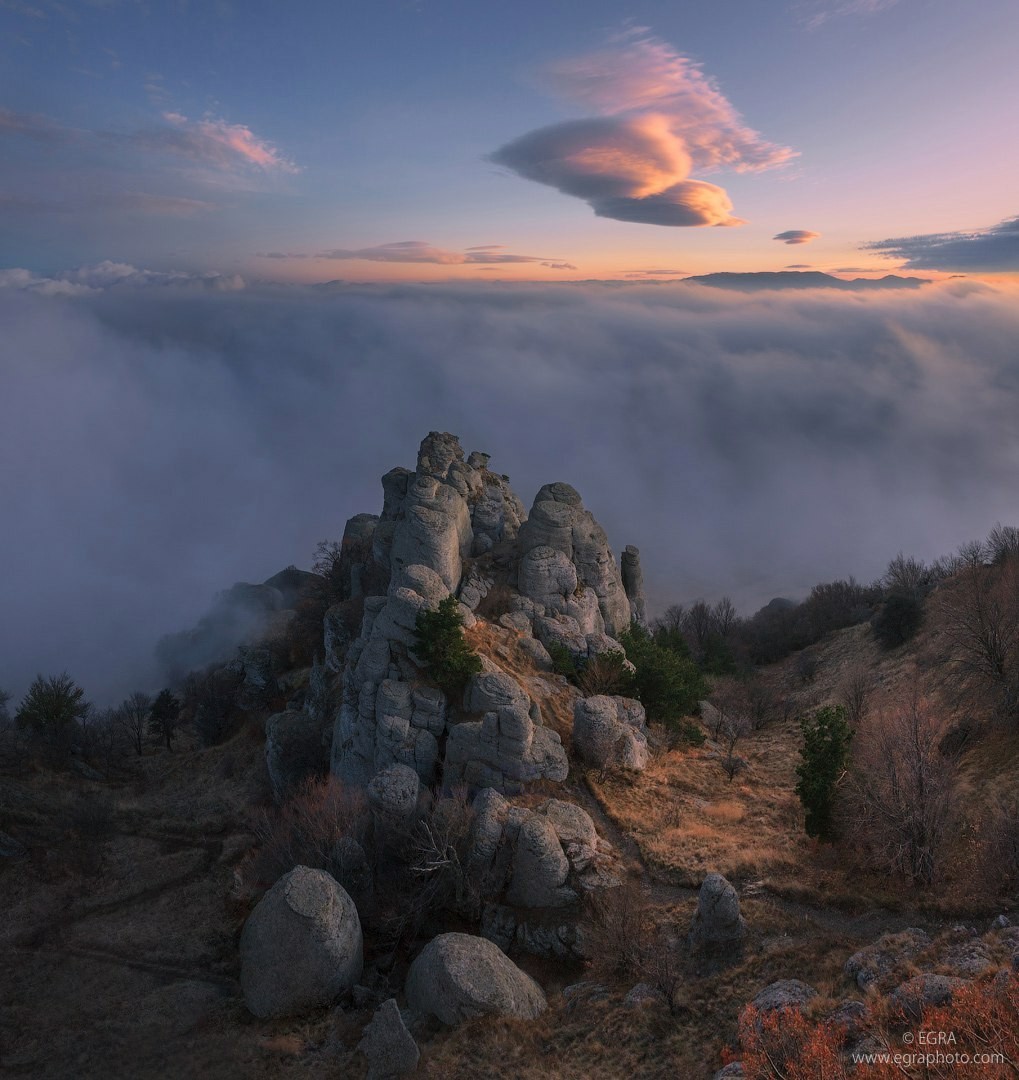 Crimea. The mountains. October. - Russia, Crimea, Nature, The mountains, Longpost