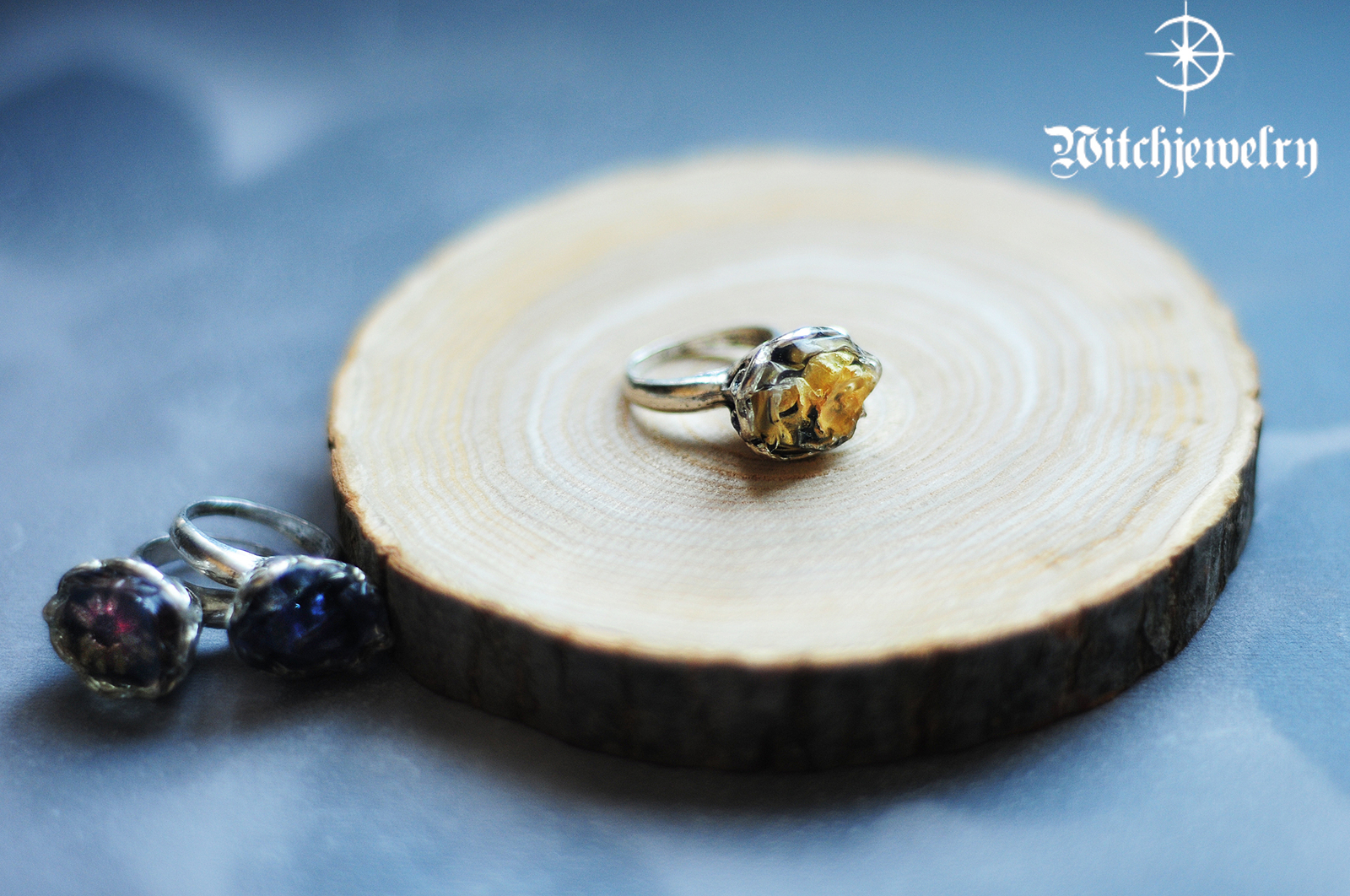 Rings Flowers of the forest - My, Ring, Bijouterie, Herbarium, Lilies of the valley, Epoxy resin, Needlework without process, Longpost