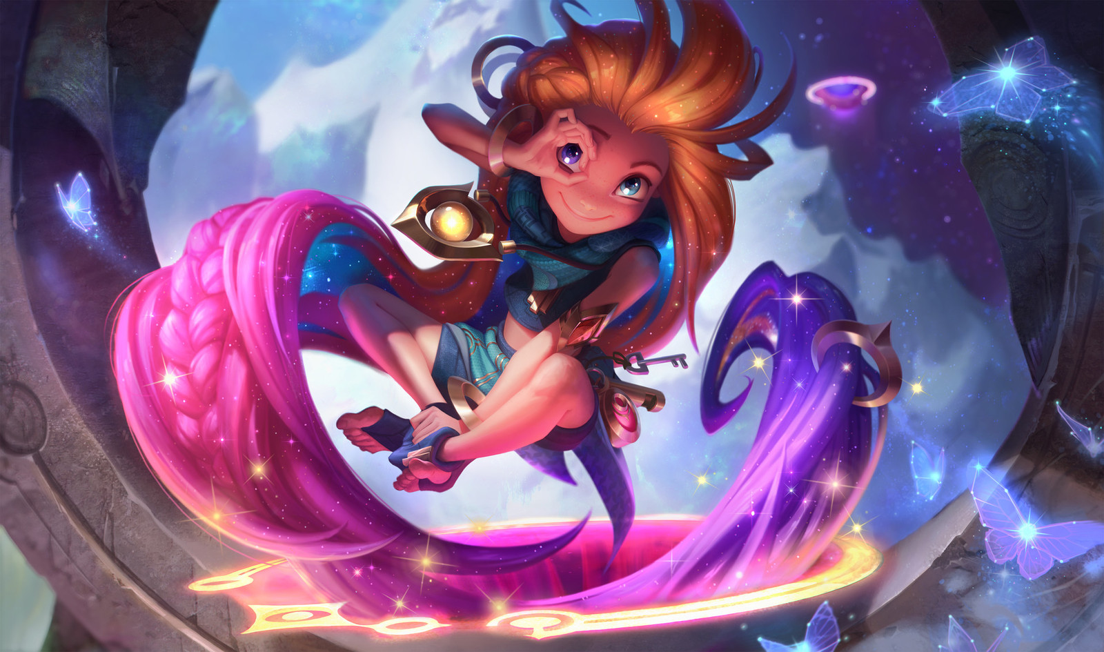 Zoe, the Aspect of Twilight by Jessica Oyhenart - Drawing, Digital drawing, Art, , League of legends