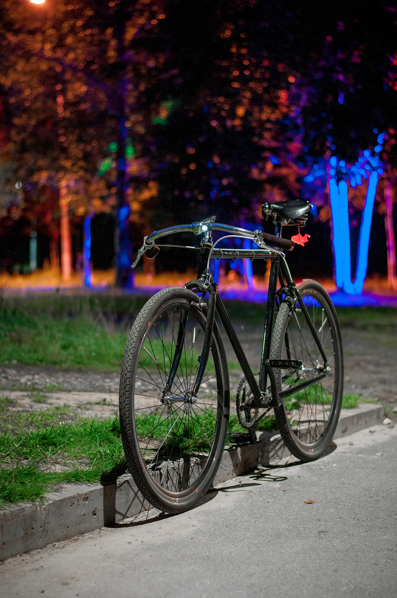 My friend's custom bike - My, A bike, Fixed Gear, Surgut, Longpost