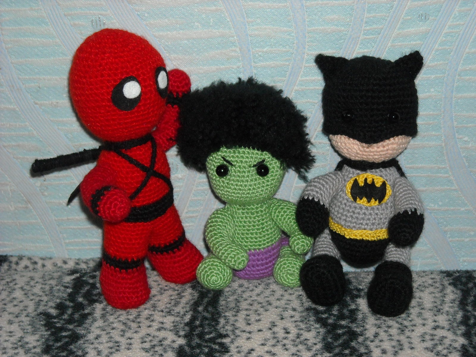 mini heroes - Batman, Deadpool, Hulk, Superheroes, Longpost