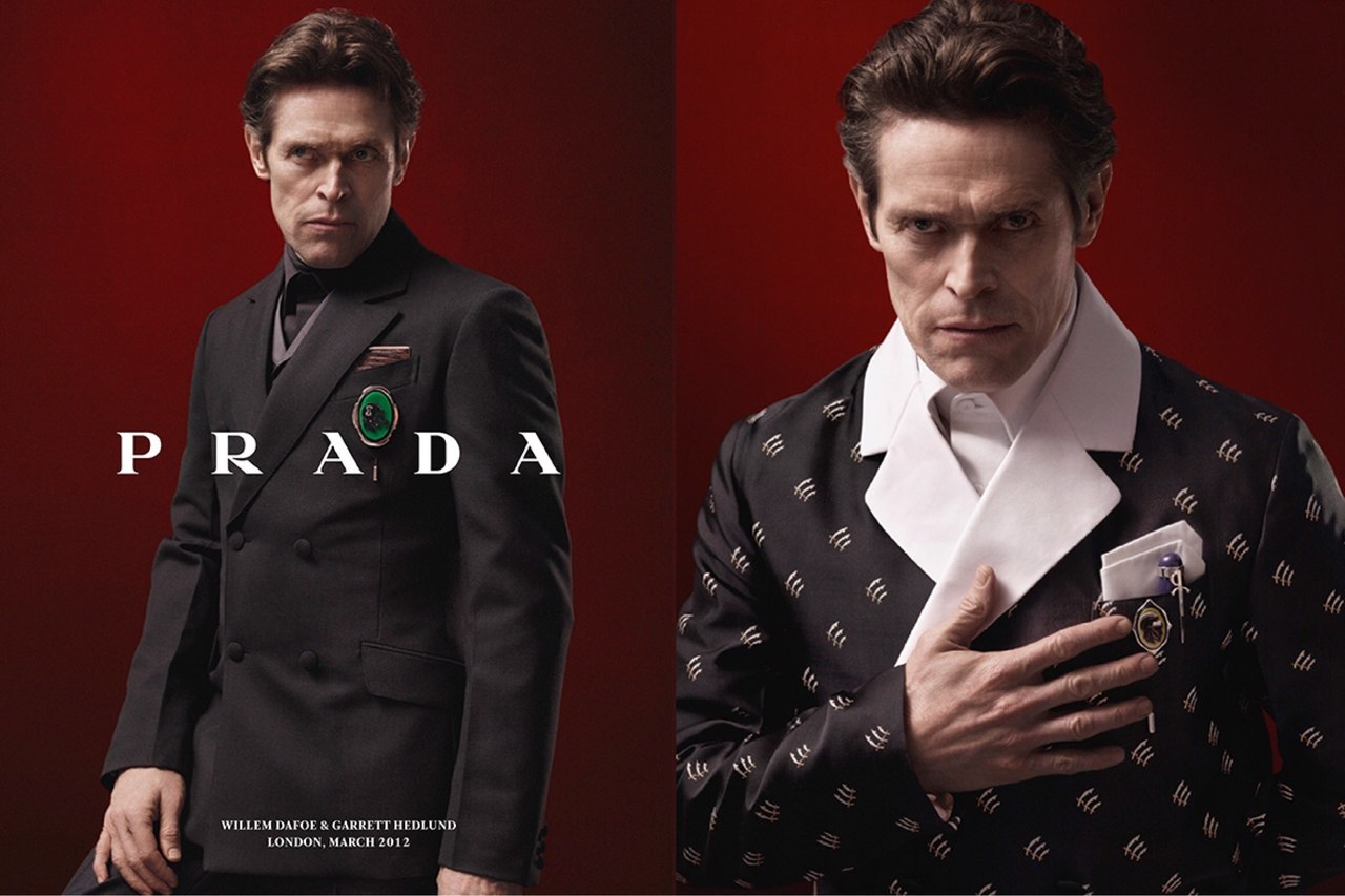 Willem Dafoe, Gary Oldman, Garrett Hedlund and Jamie Bell in an advertising campaign for Prada, 2012 - Gary Oldman, Willem Dafoe, Jamie Bell, , PHOTOSESSION, Actors and actresses, Prada, Longpost