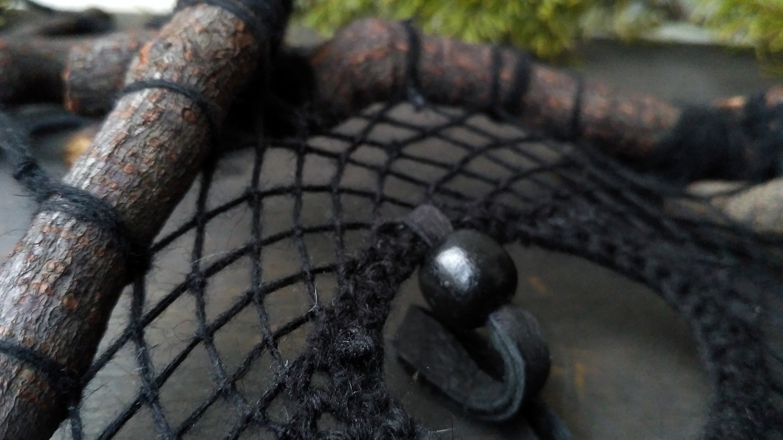 Dreamcatchers made from tree roots with capercaillie and raven feathers, quartz brushes and leather cords - My, Dreamcatcher, My, Friday tag is mine, Needlework without process, Longpost