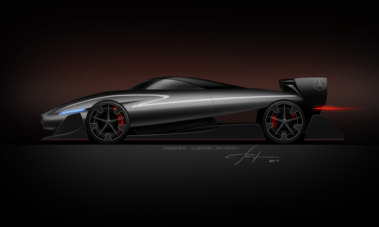 Mercedes-Benz Concept - My, Design, , Photoshop, Sketch, , Longpost