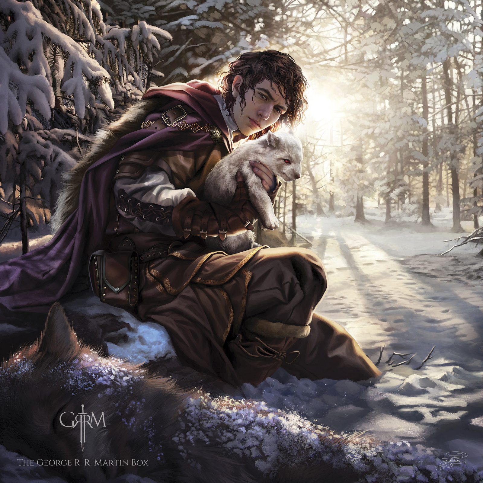 Illustrations by Magali Villeneuve - Game of Thrones, PLIO, Art, Robb stark, Jon Snow, Robert Baratheon, Khal Drogo, Longpost