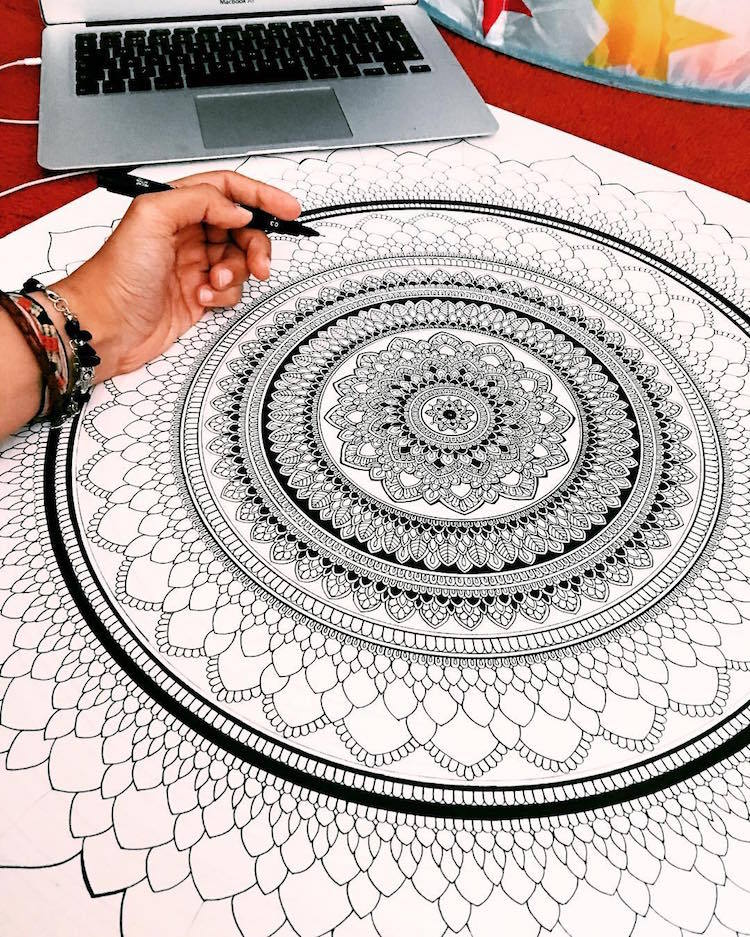 Mandala. - Mandala, beauty, Art, With your own hands, It Was-It Was, Interesting, A selection, Creation, Longpost